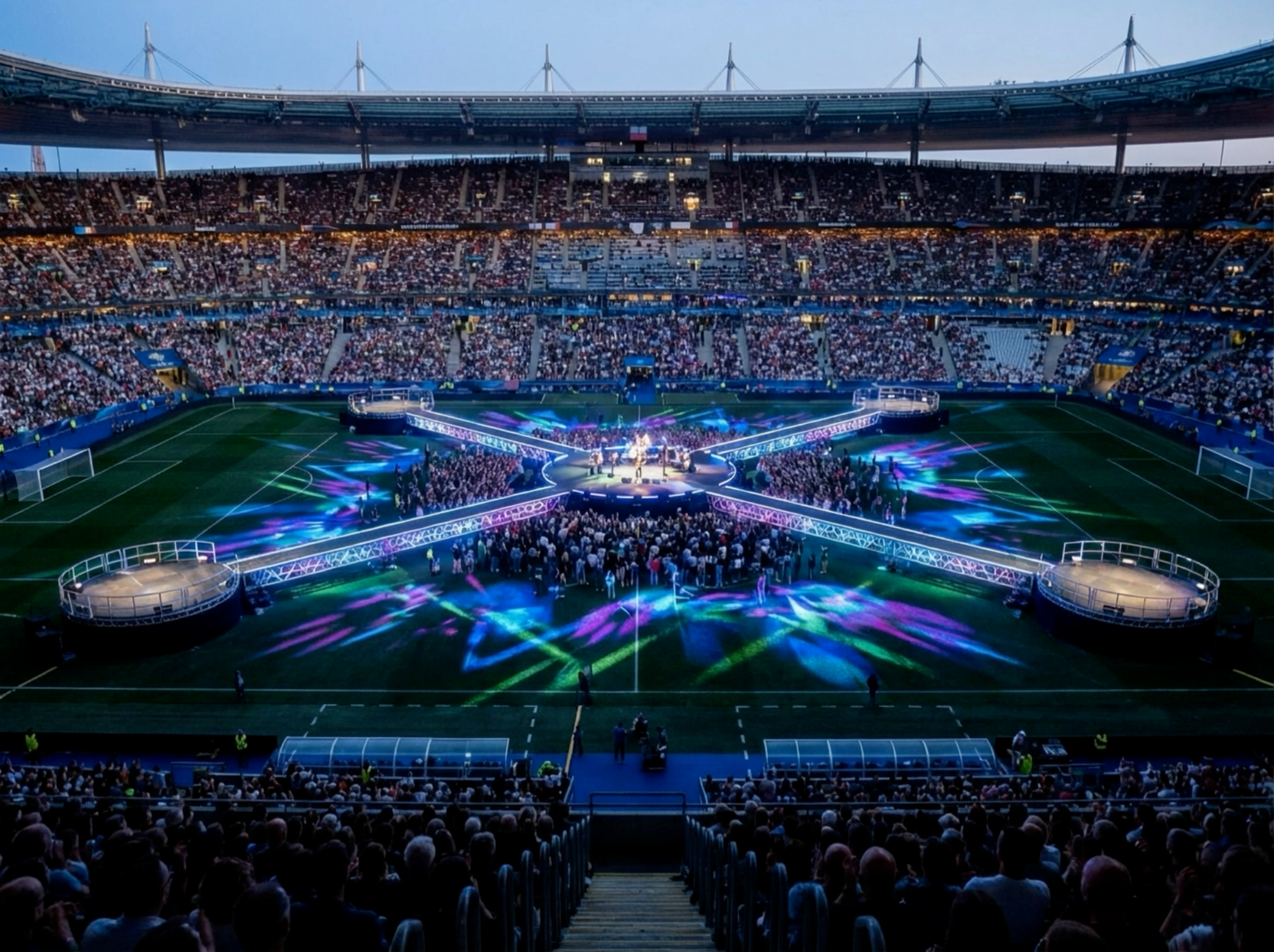 Event crowd stage