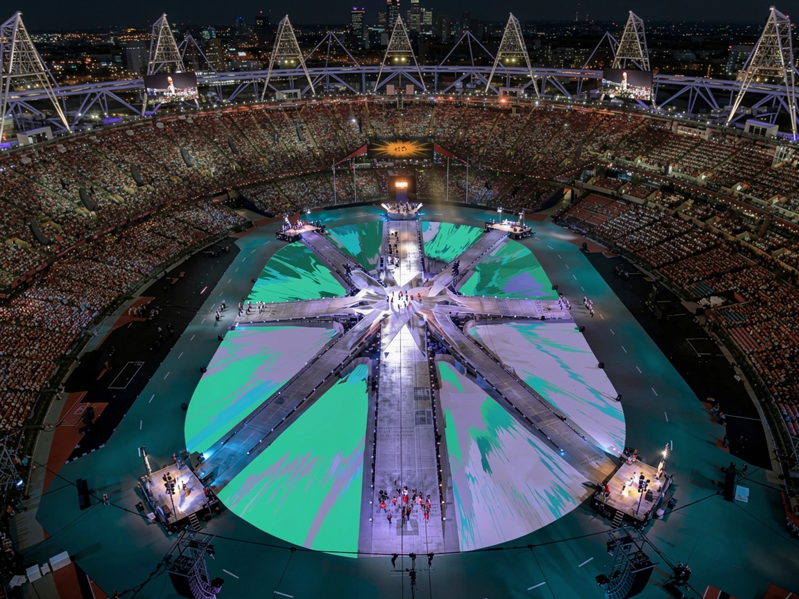 Event arena top view